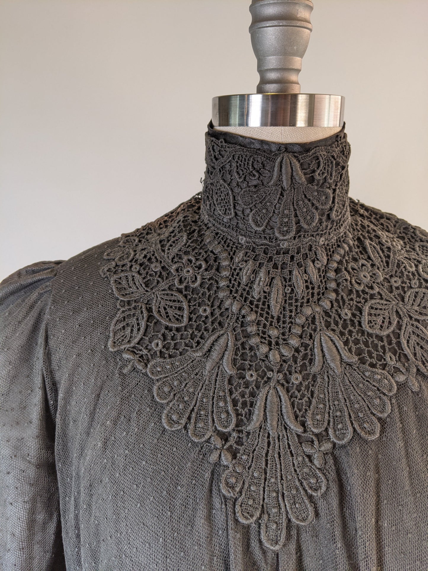 Edwardian Net Lace Shirtwaist