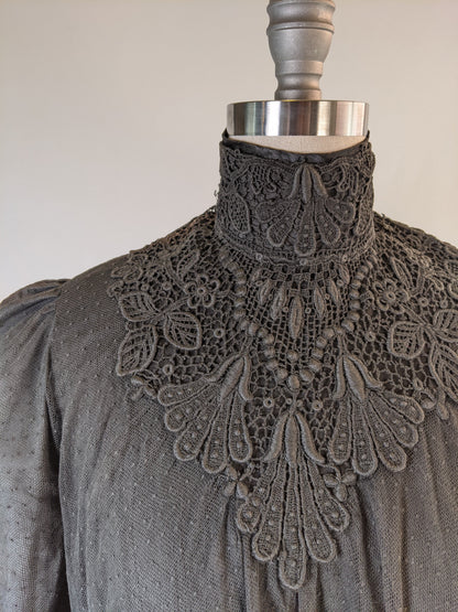 Edwardian Net Lace Shirtwaist