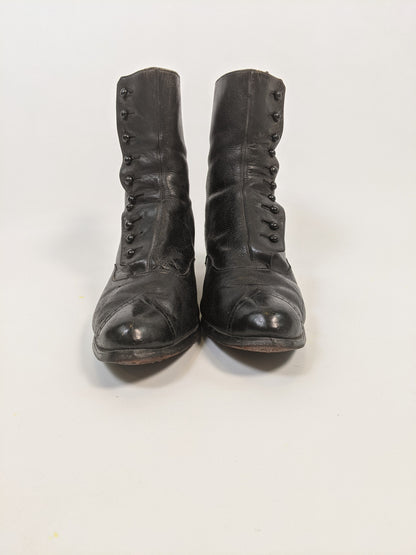 1900s Side Button Boots | Approx Sz 7.5-8