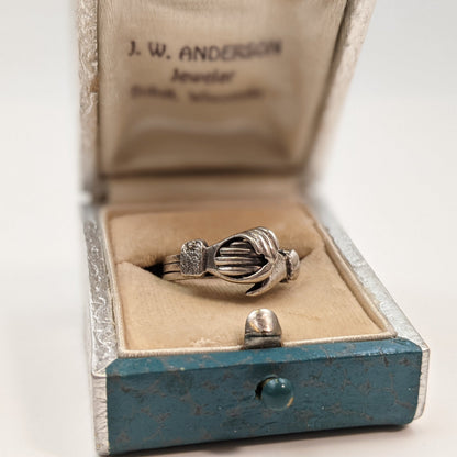 Sterling Silver Fede Puzzle Ring