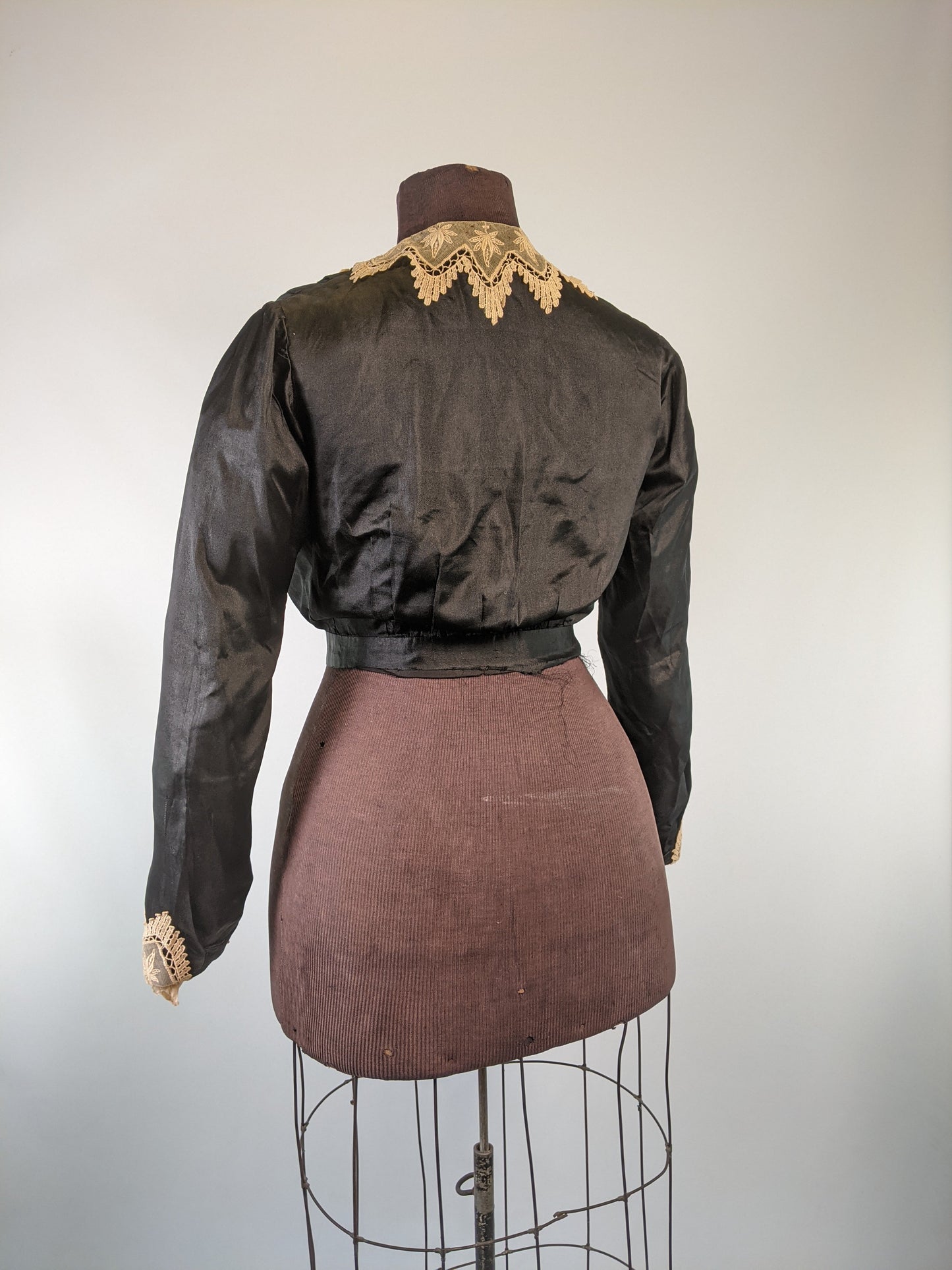 1910s Silk + Lace Blouse