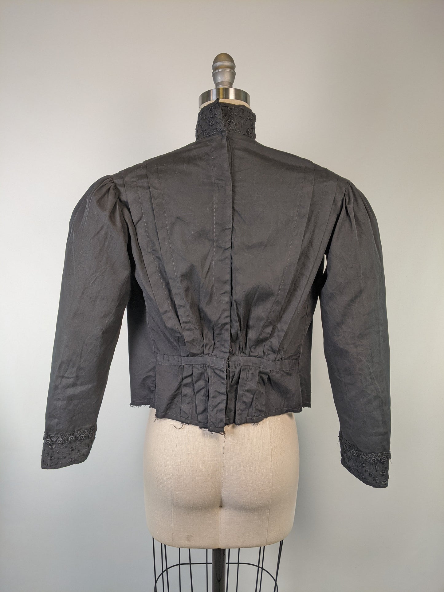 Black Edwardian Shirtwaist