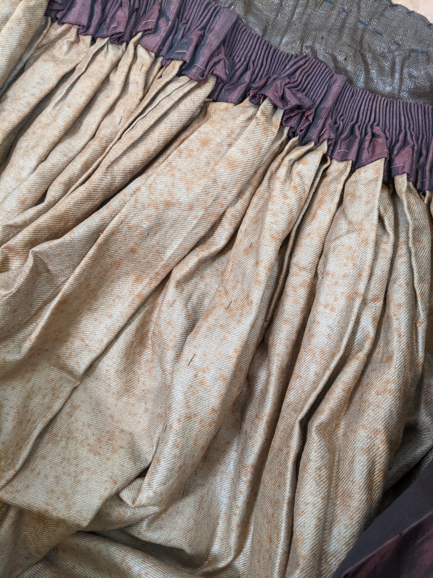Late 1840s - 1850 Silk Gown
