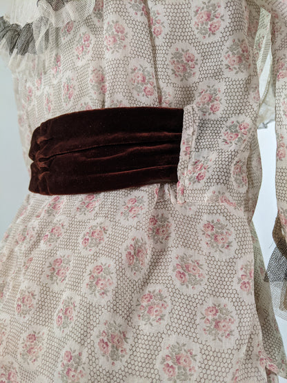 Late 1910s Cotton Voile Dress