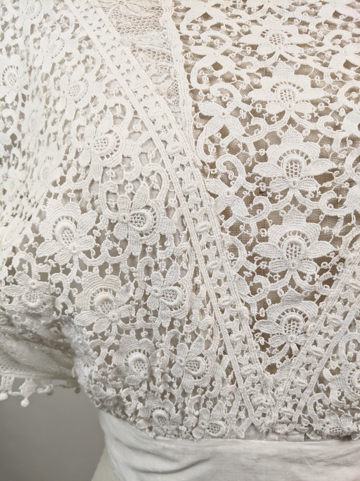 1910s Lace Dress Top