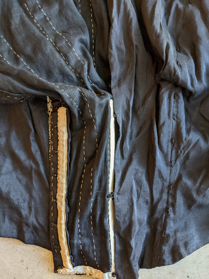 Silk Bodice c. 1900s | 34" Waist