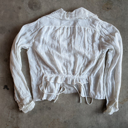 1910s White Cotton Blouse | #2