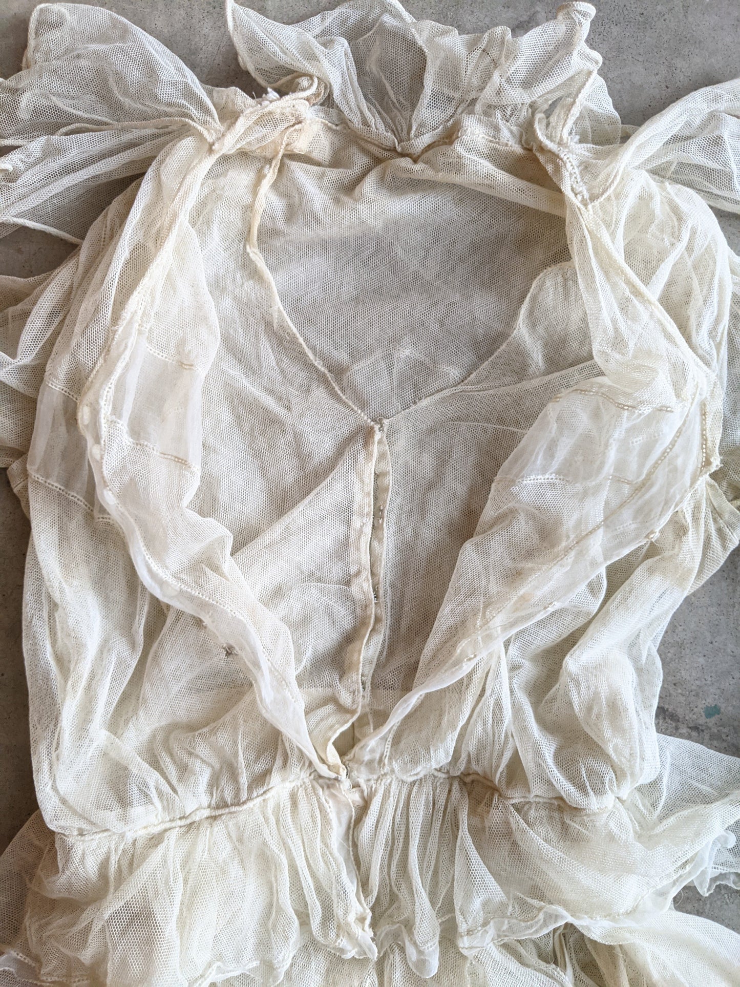 1910s Net Lace Dress