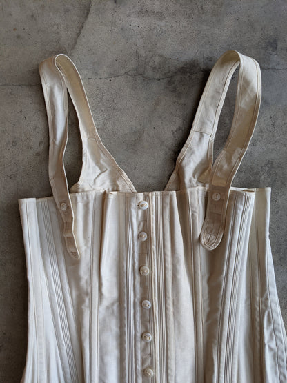 1910s Deadstock Ferris Corset | Sz 28