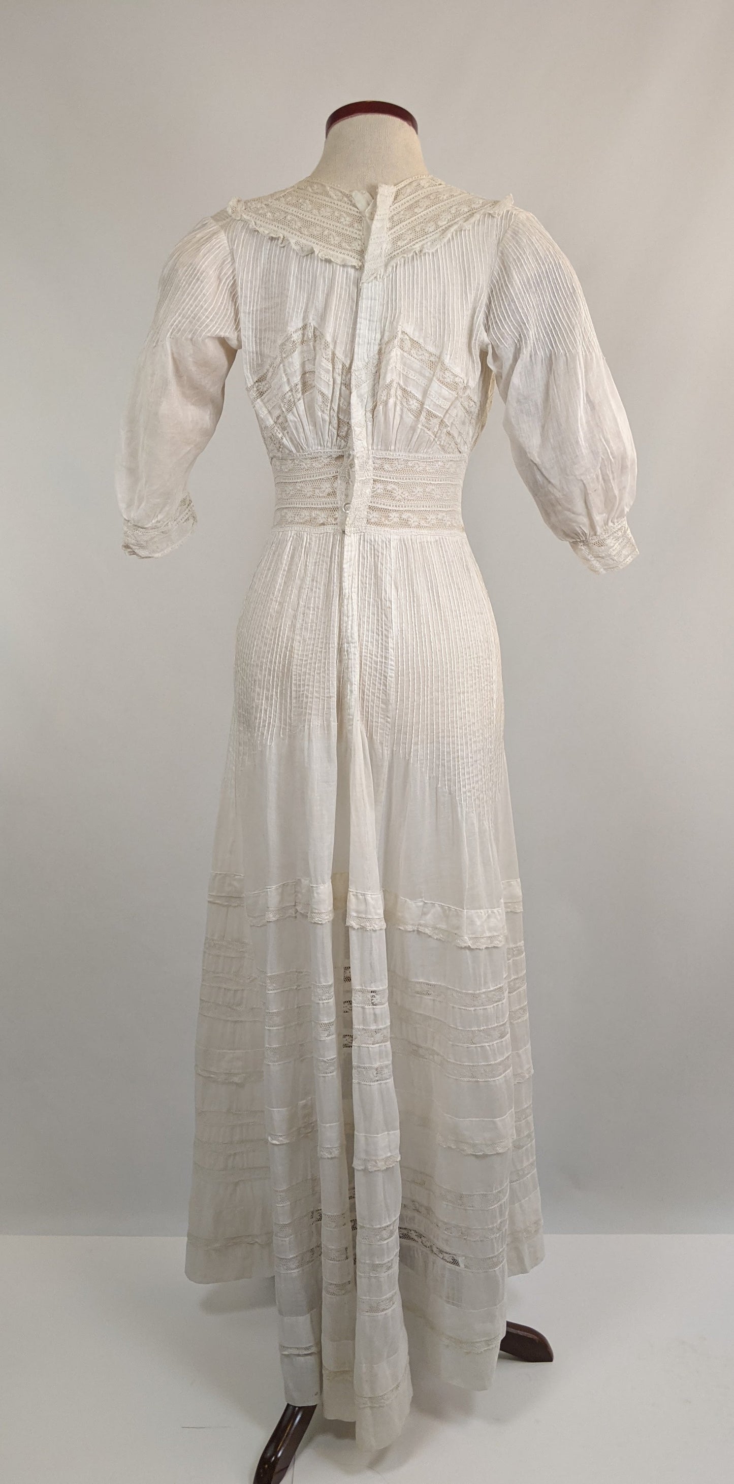 1900s Lingerie Dress | 23" Waist