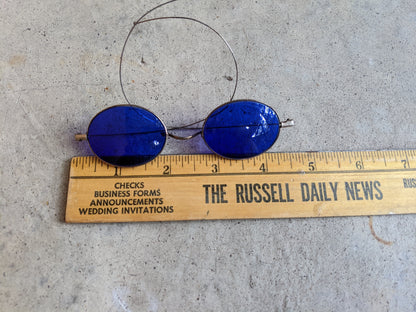 Cobalt Blue 1890s-1900s Tinted Glasses #2