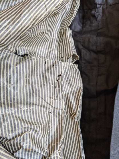 1890s Black Silk Bodice