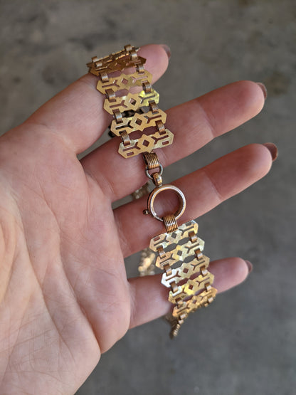 19th C. Gold Filled Fancy Chain
