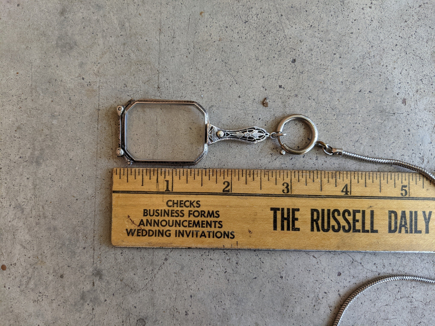 1900s-1910s Sterling Silver Lorgnette