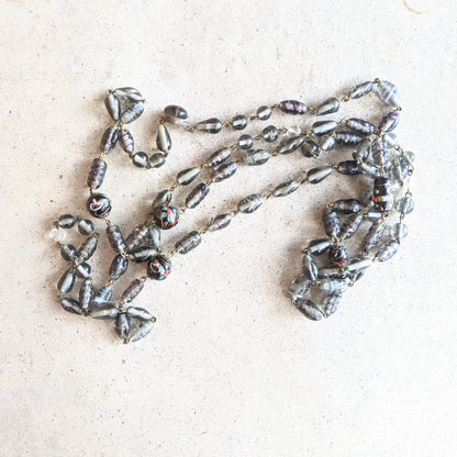 1920s-1930s Venetian Glass Necklace | 61"