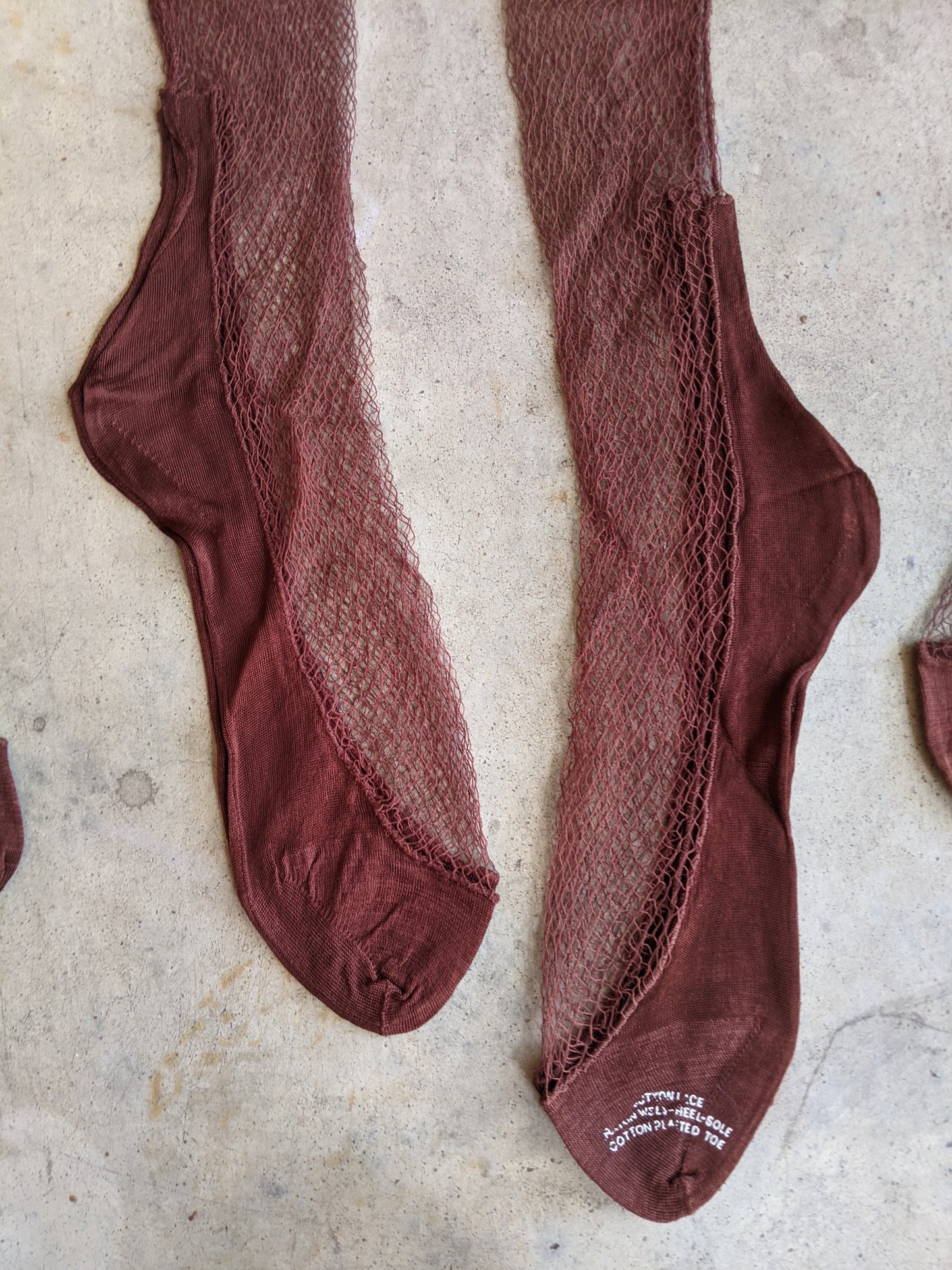 Deadstock 1940s Fishnet Stockings