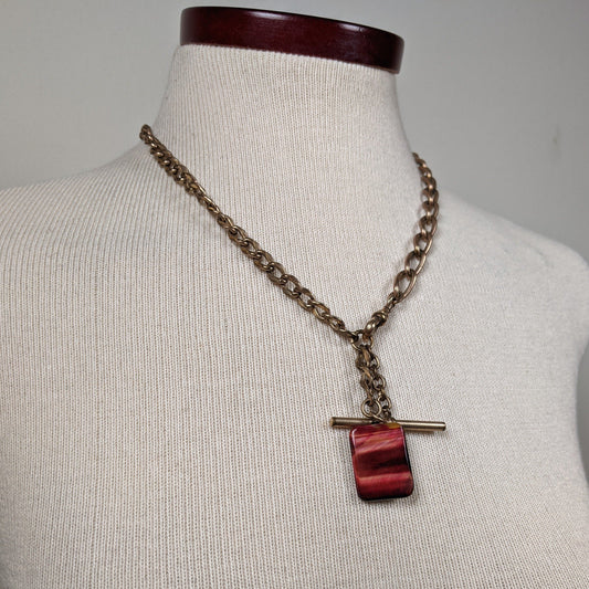 19th c. Watch Fob Necklace