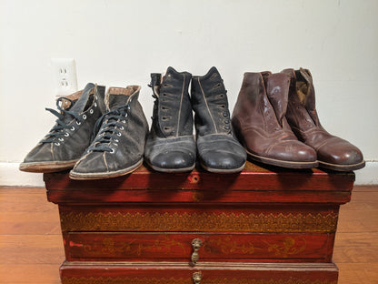 RESERVED LISTING | Three Pair of Boots for Study