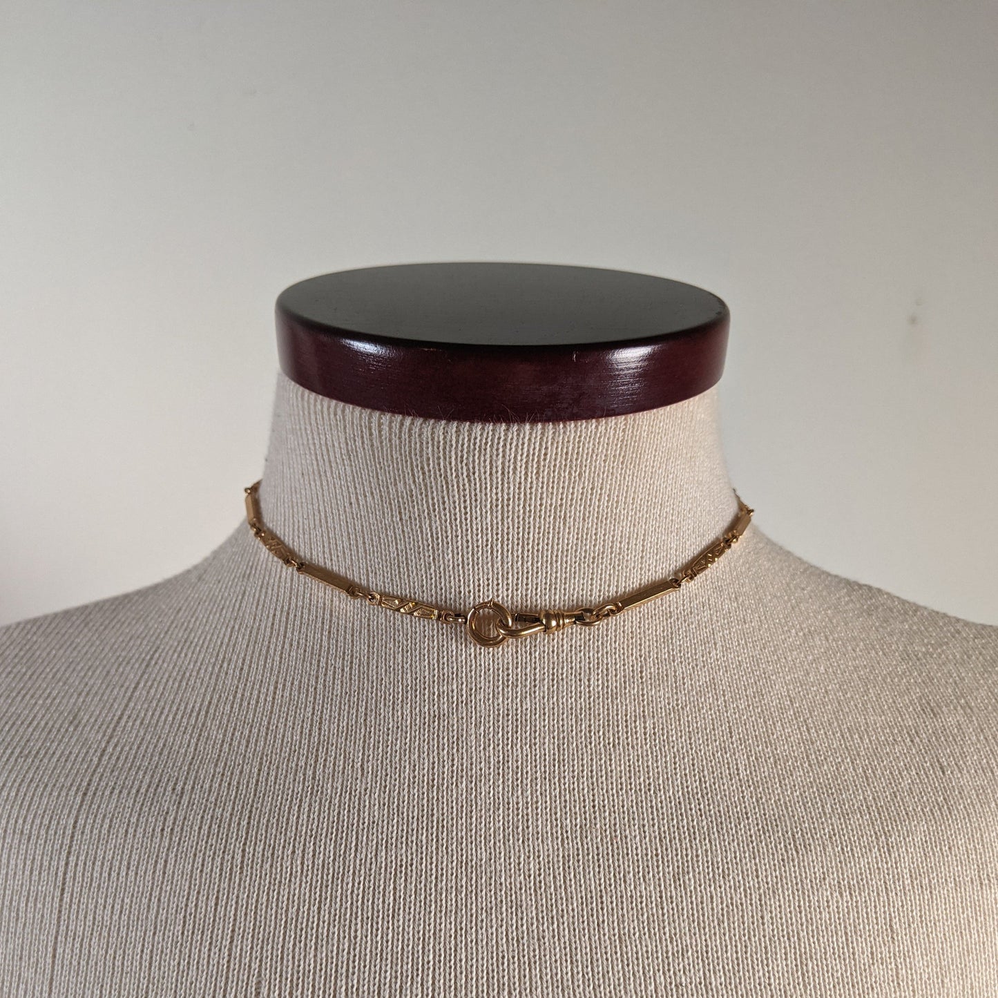 Late 19th c. Gold Filled Watch Chain Choker