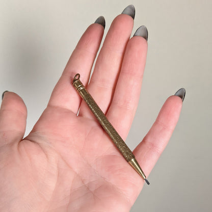 Early 20th c. Telescoping Pencil Pendant