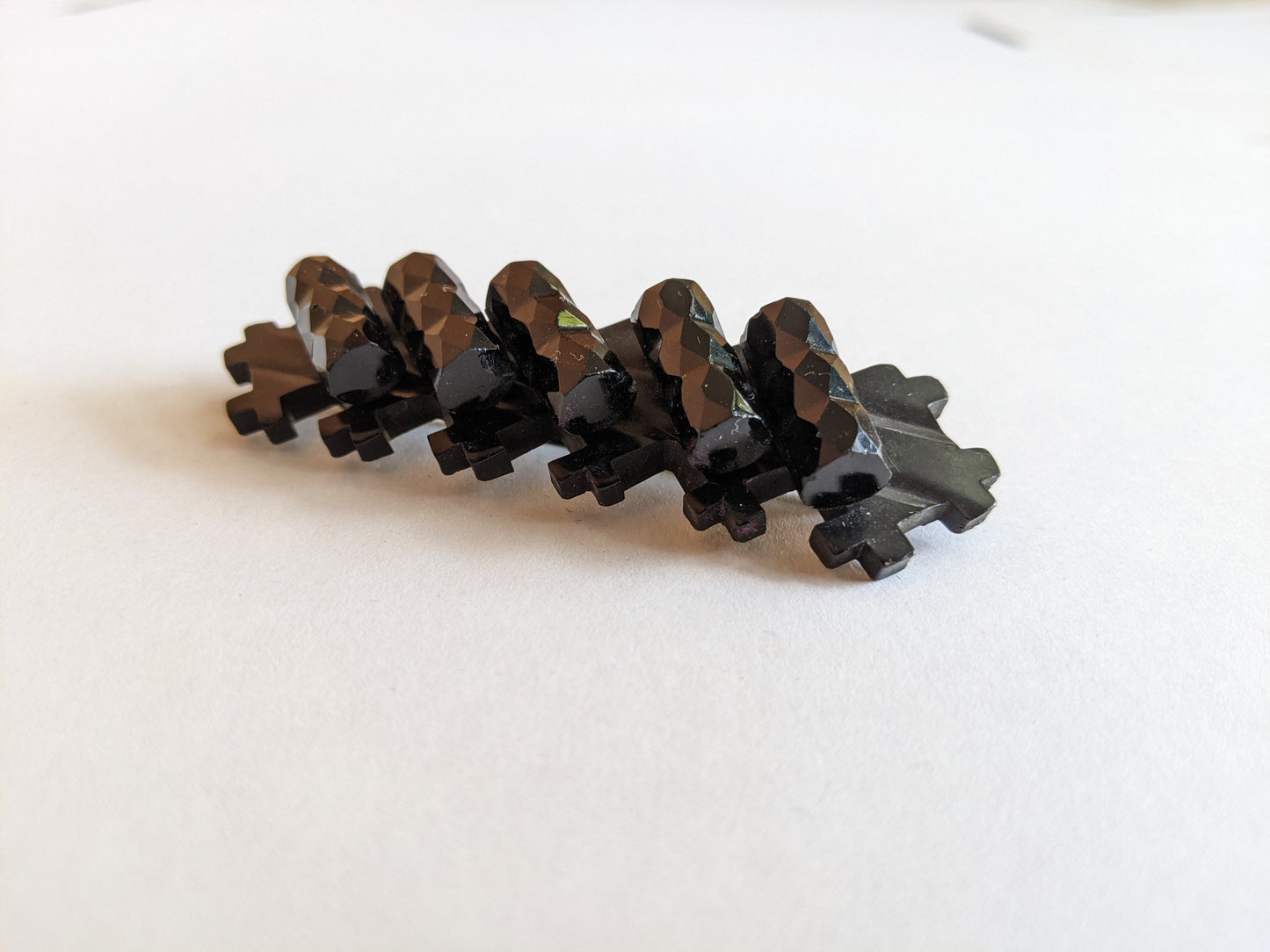 1910s-1920s Thermoplastic + French Jet Brooch