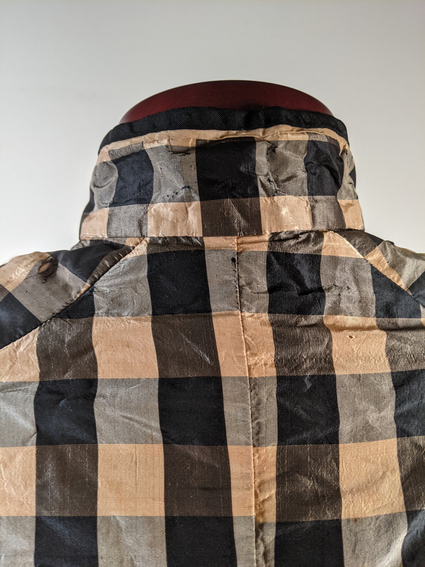 c. 1870s Silk Taffeta Check Bodice | Study + Display