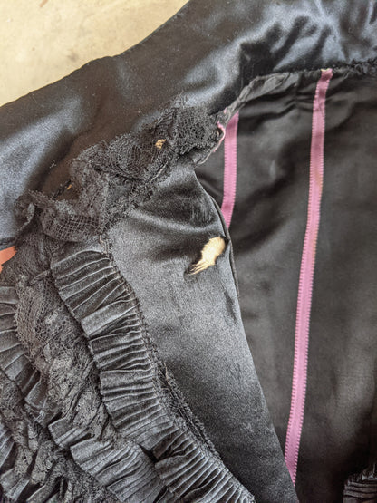 Early 1900s Wool + Silk Bodice or Jacket | Study + Display