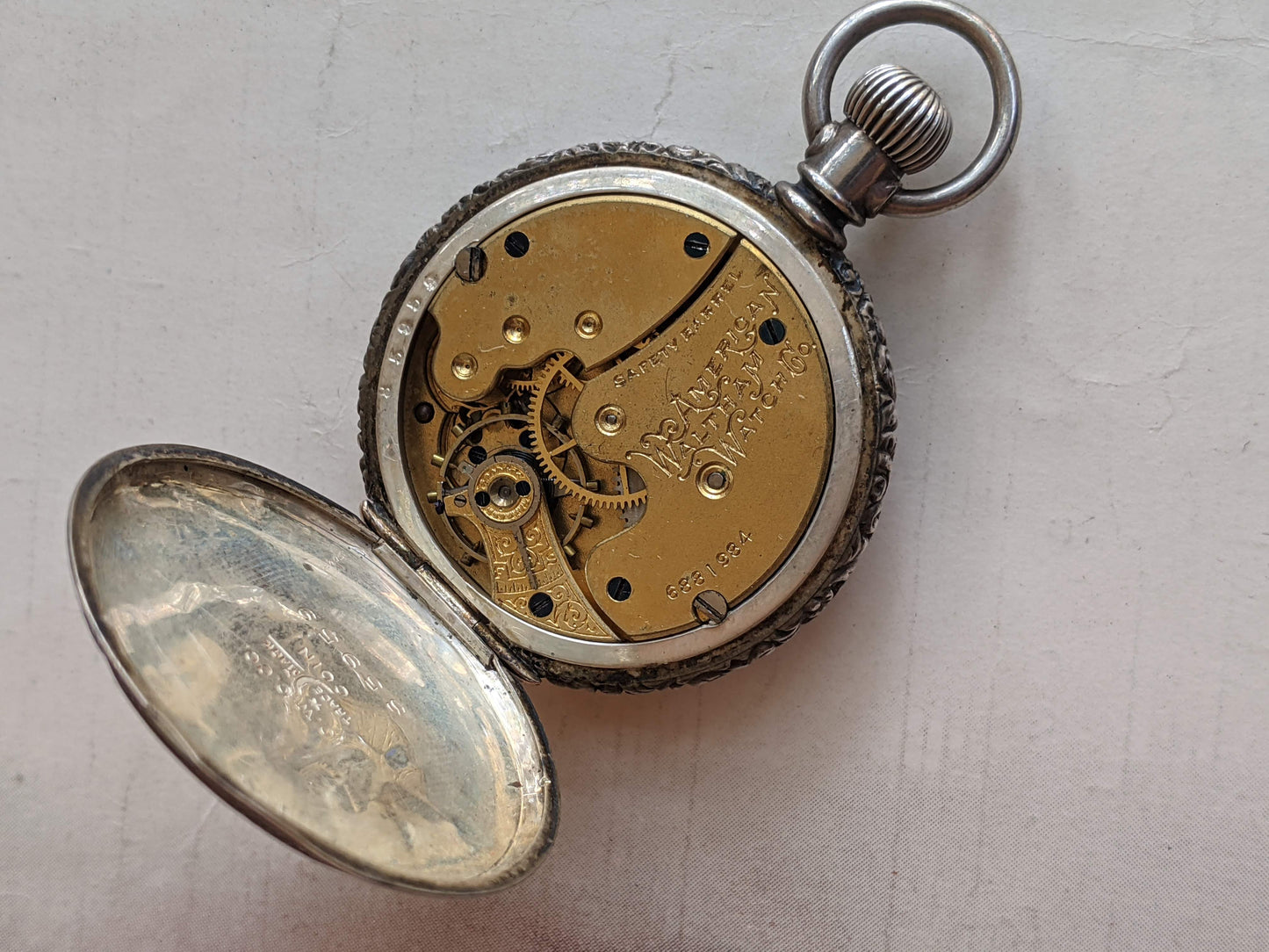 c. 1890s Coin Silver Pocket Watch