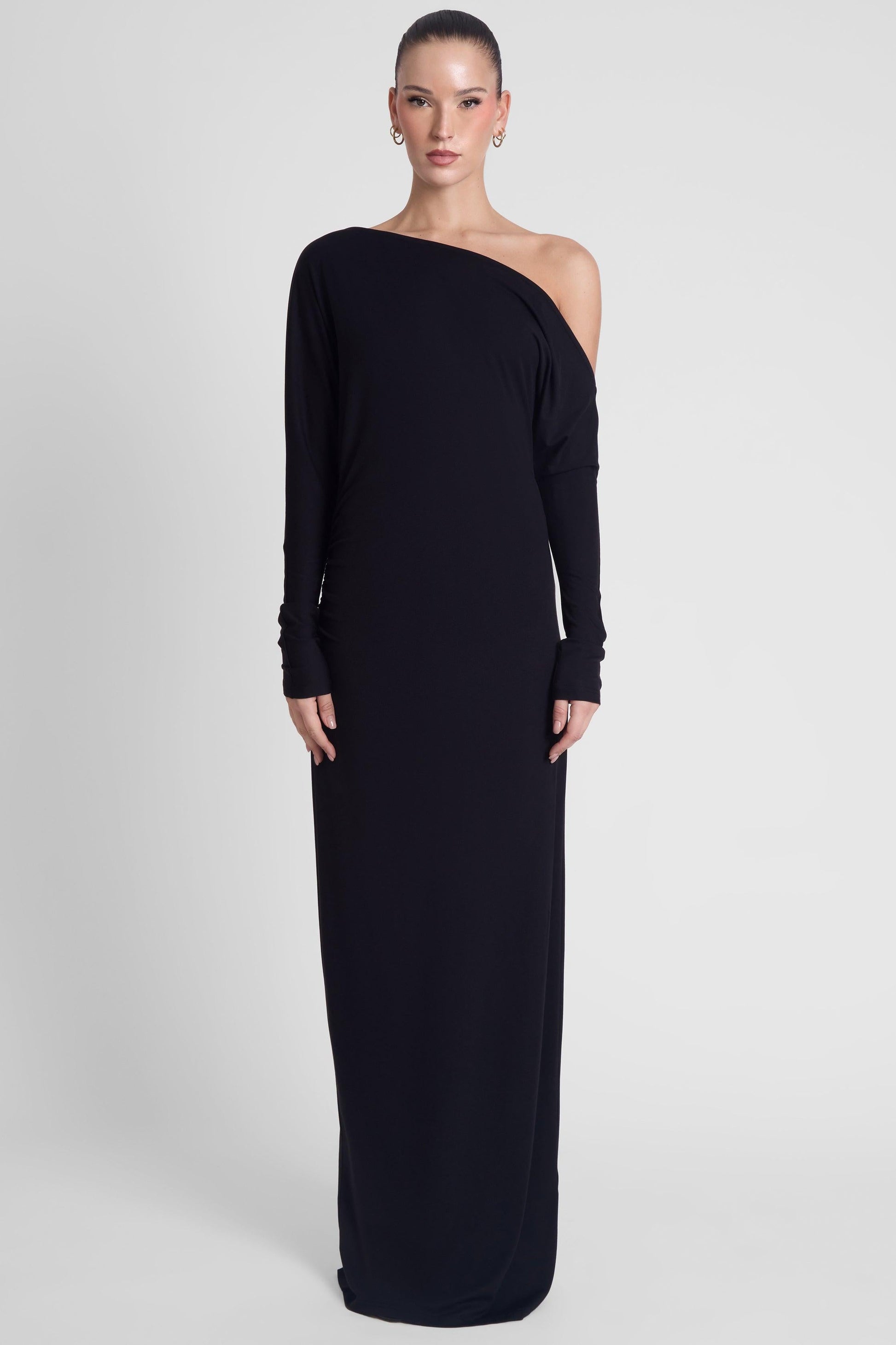 Sola Collection | Maxi Dress for Women with Off-Shoulder Neckline | Elegant Floor-Length Style for Effortless Versatility 0