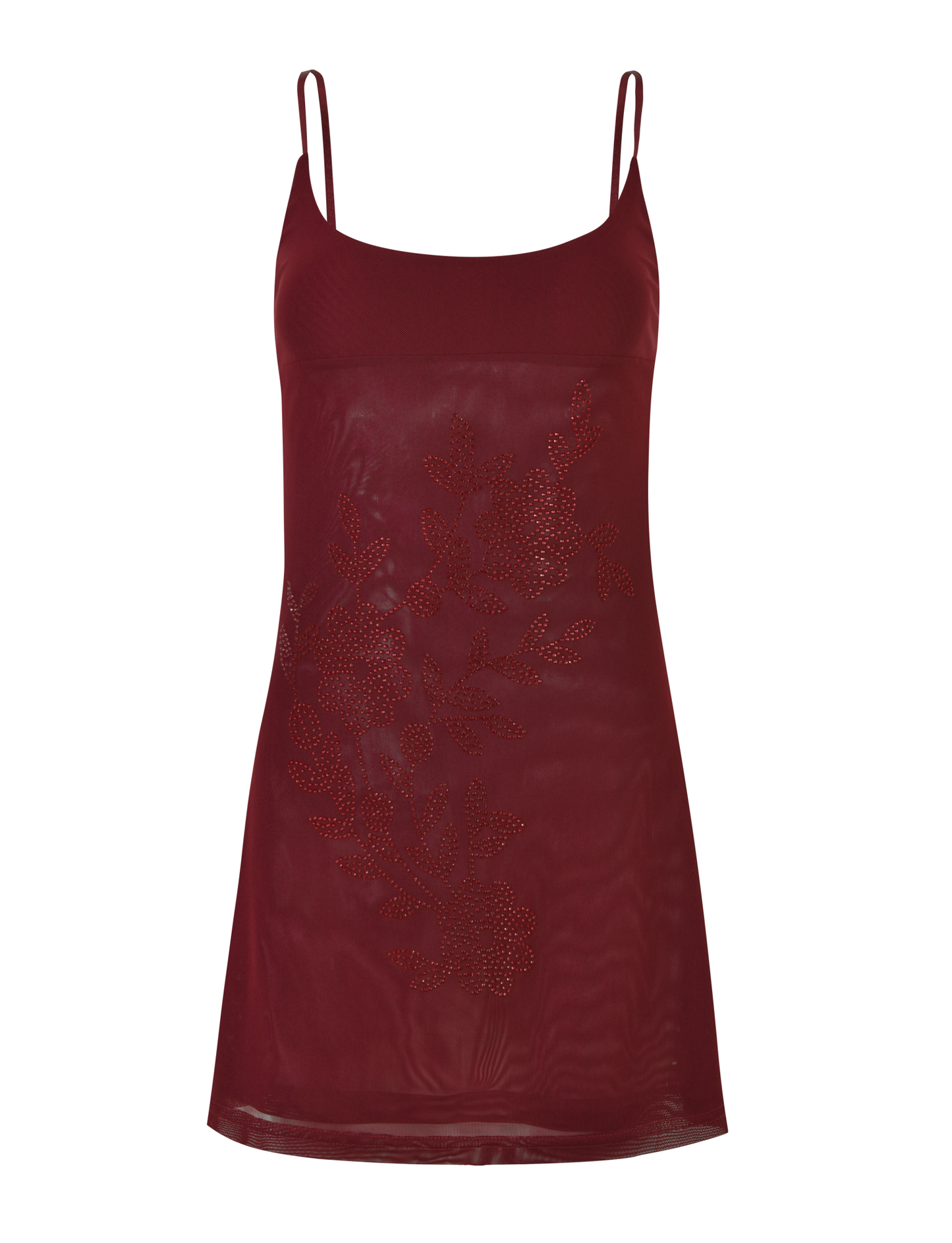 Wine Mini A-Line Dress Refined Silhouette for Occasion Wear