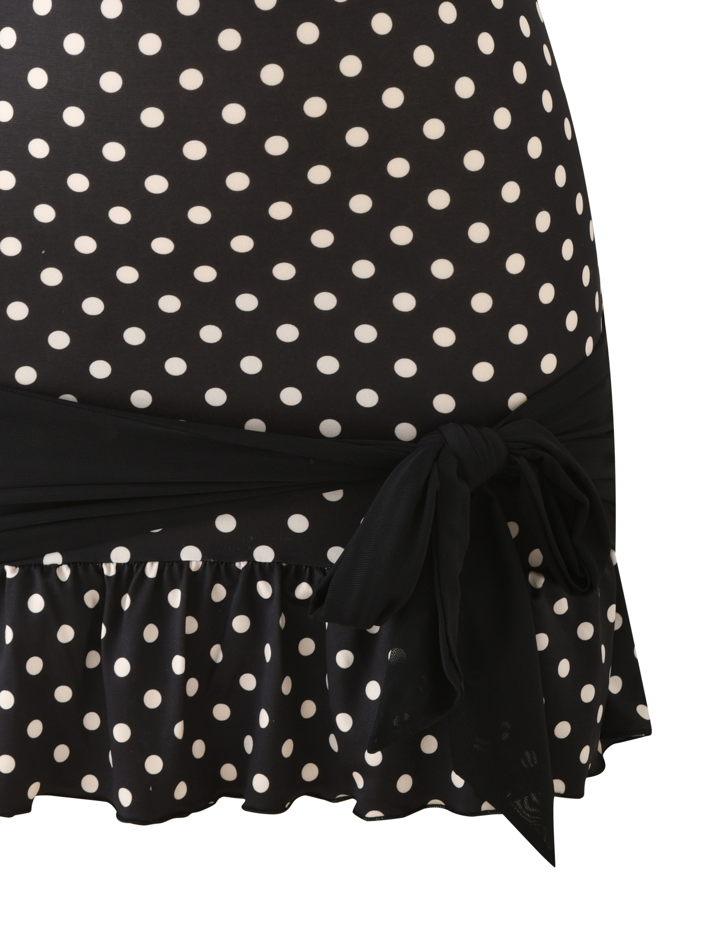 Polka Dot Strapless Mini Dress