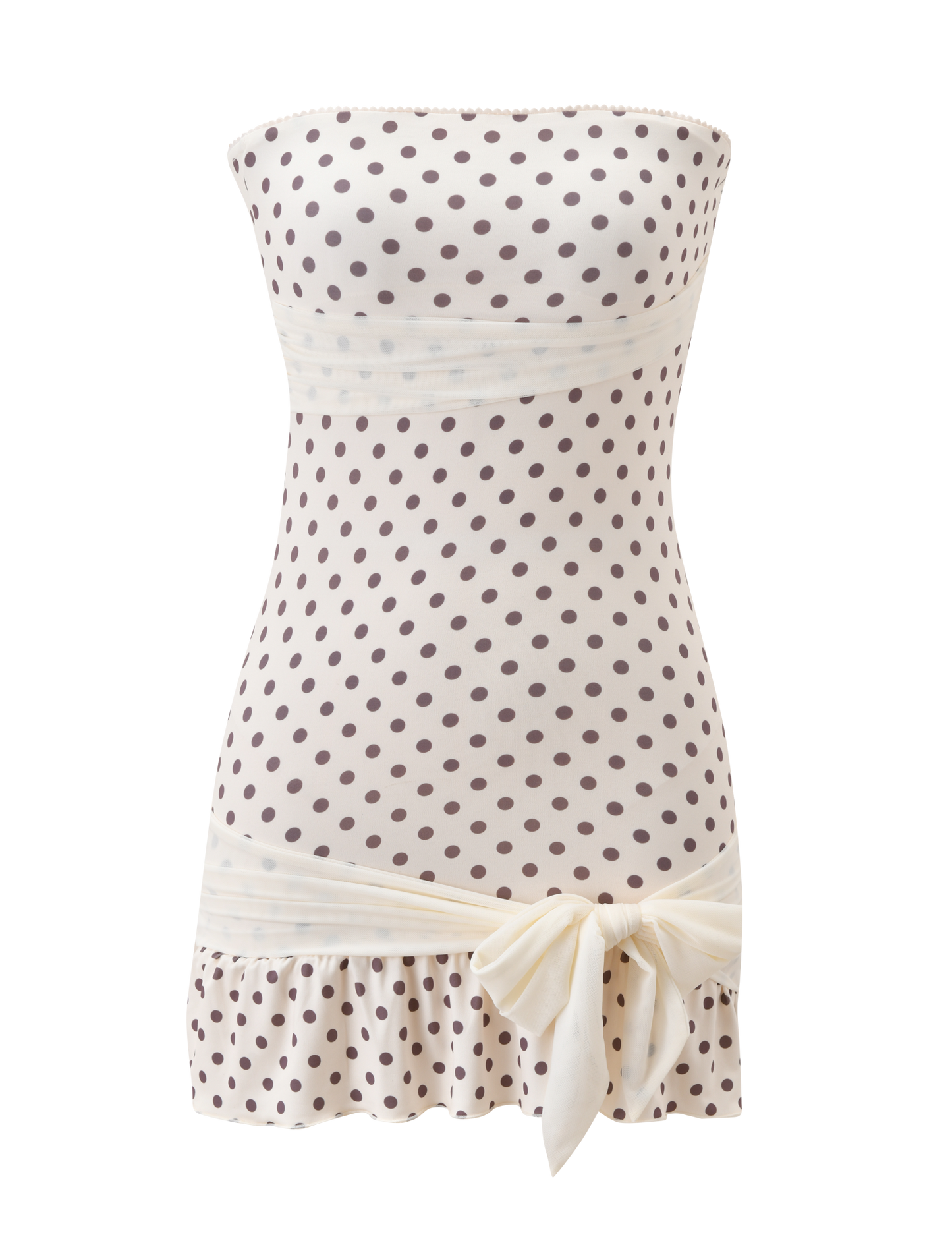 White Polka Dot