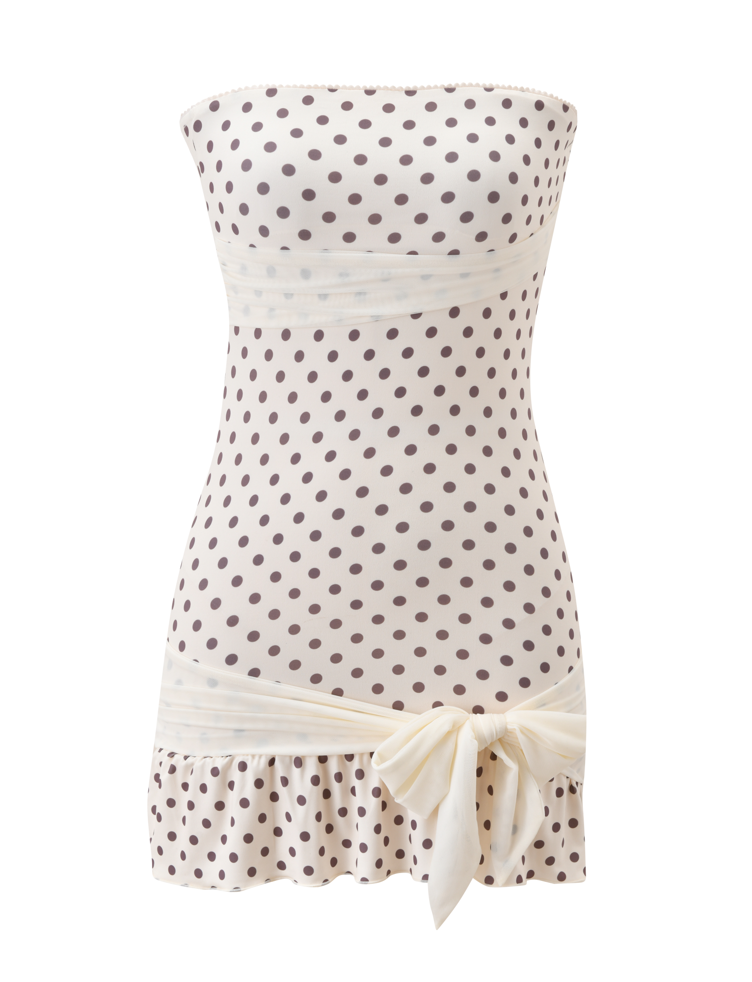 White Polka Dot