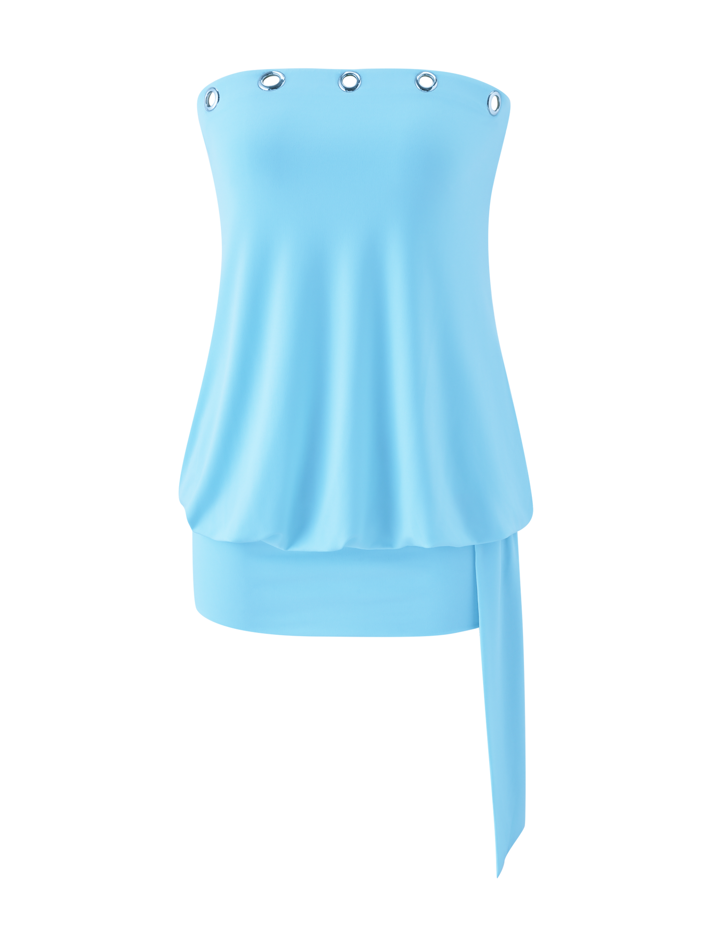 RAVENNA MINI DRESS - COOL SLATE