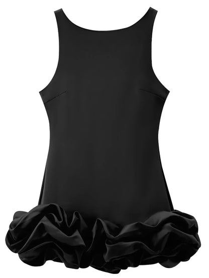 Ruffle Bodycon Mini Dress – Backless