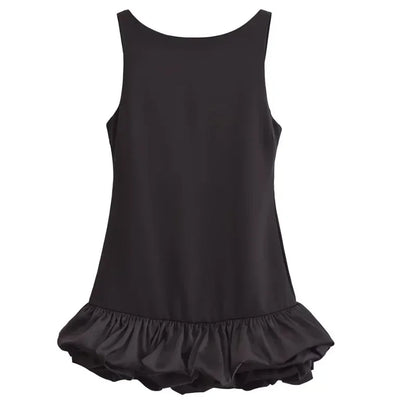 Ruffle Bodycon Mini Dress – Backless