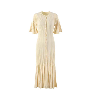 Knitted Mermaid Midi Dress