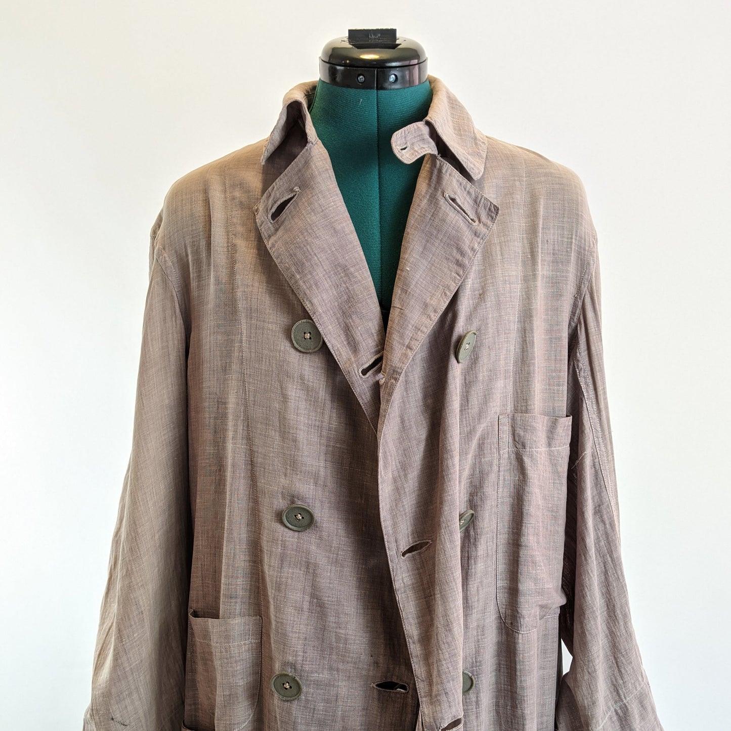 Edwardian Men's Motoring Coat/Duster