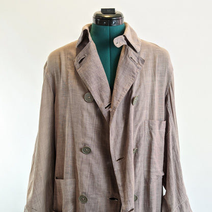 Edwardian Men's Motoring Coat/Duster