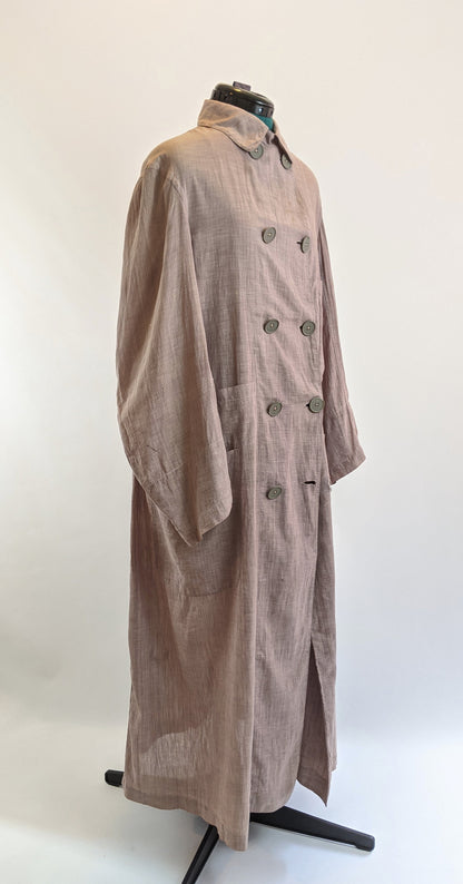 Edwardian Men's Motoring Coat/Duster