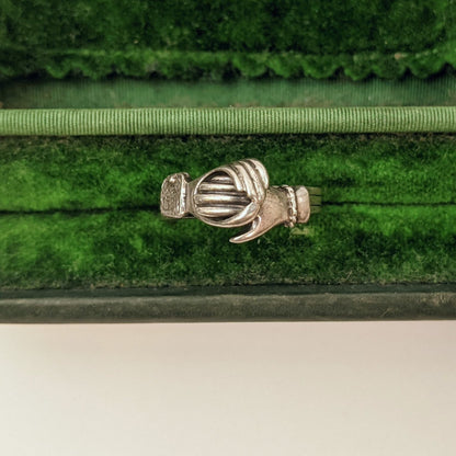 Sterling Silver Fede Puzzle Ring